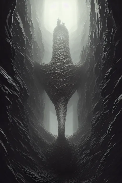 Prompt: professional concept art of a symmetrical fractal ominous floating terrifying thing in a dark room by artgerm and greg rutkowski ( thin white border ). an intricate, elegant, highly detailed digital painting, concept art, smooth, sharp focus, illustration, in the style of cam sykes, wayne barlowe, igor kieryluk.