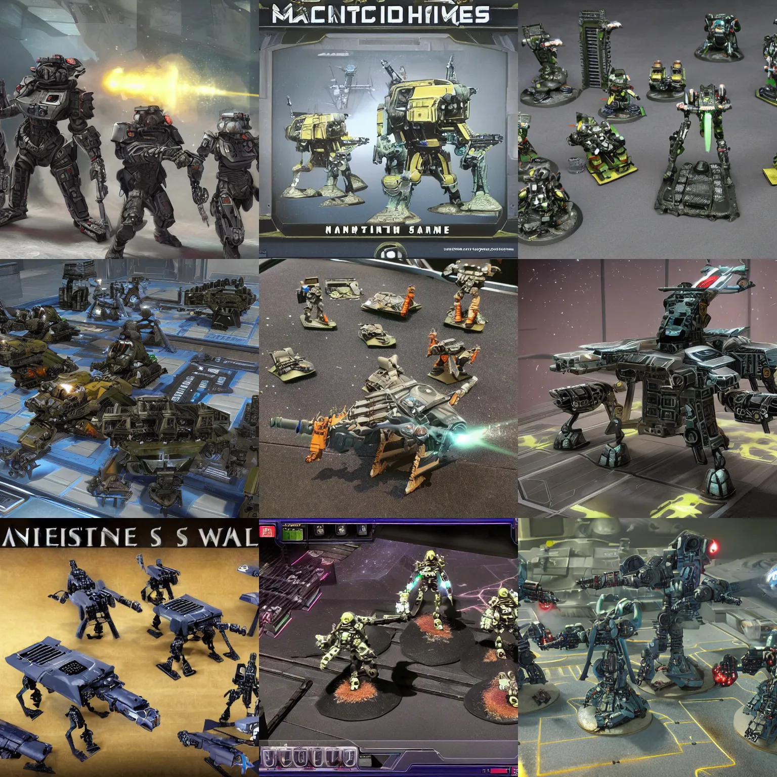 nanite constructed sci - fi warmachines | Stable Diffusion | OpenArt