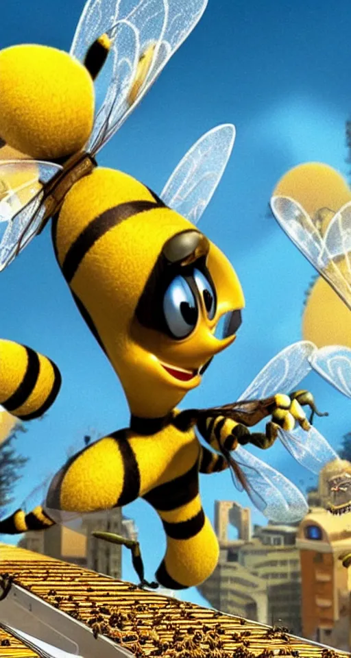 Image similar to the bee movie is being used as russian propaganda