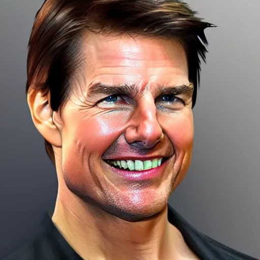 Image similar to tom cruise as a citron, citron head!!!!