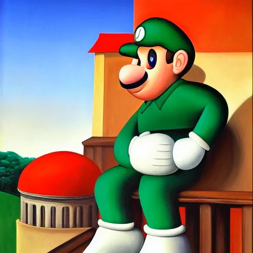 Image similar to Painting of Luigi by Botero