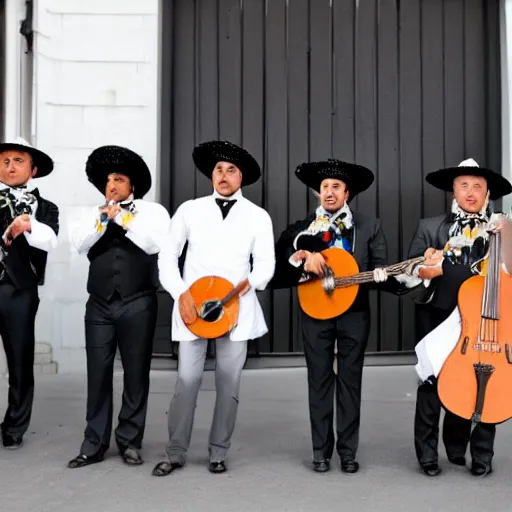 Image similar to sad mariachi band