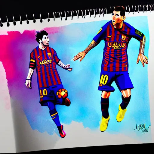 Lionel Messi Drawing by Abdul Samad | Saatchi Art