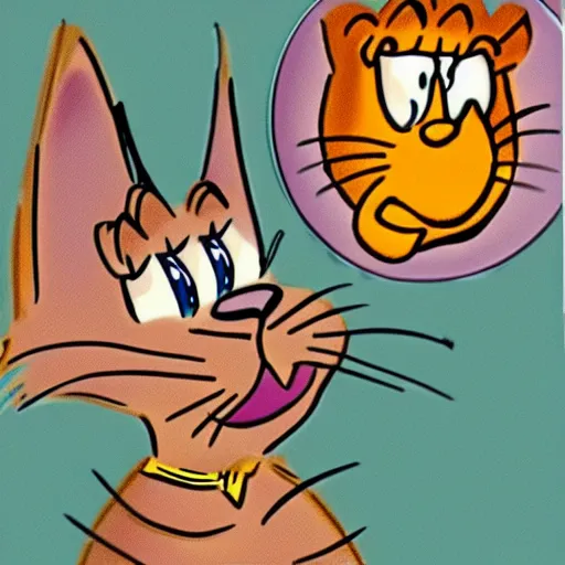 Image similar to cartoon garfield