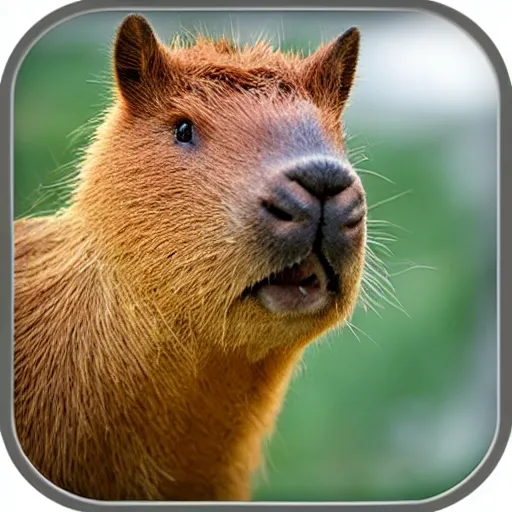 Image similar to capybara app icon