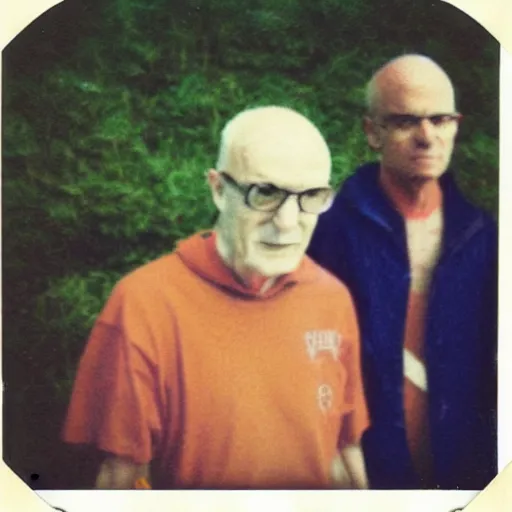 Image similar to found polaroid photo of trash humpers