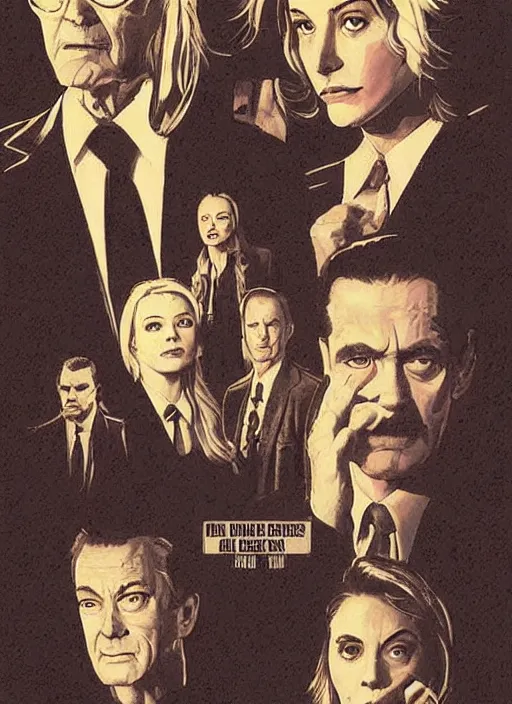 Prompt: twin peaks movie poster art by elmore leonard