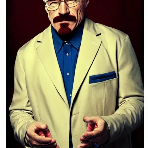 Prompt: walter white as steve harvey