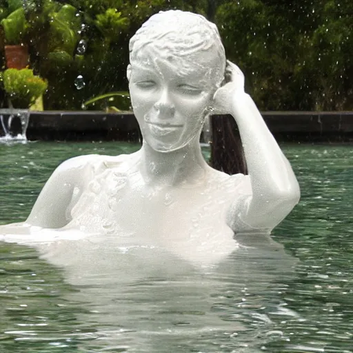 Prompt: female made of water