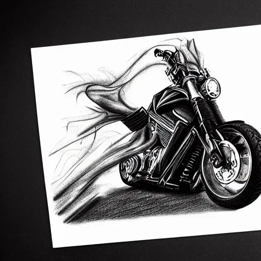 Francesco Mobili Original Art Ghost Rider Illustration – Kirby's Comic Art