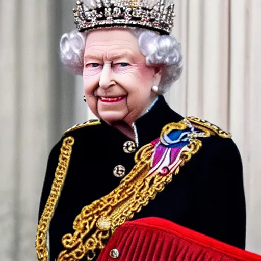 Prompt: Queen Elizabeth's fursona