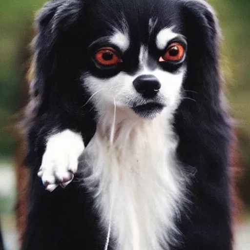 Prompt: Michael Jackson dog hybrid