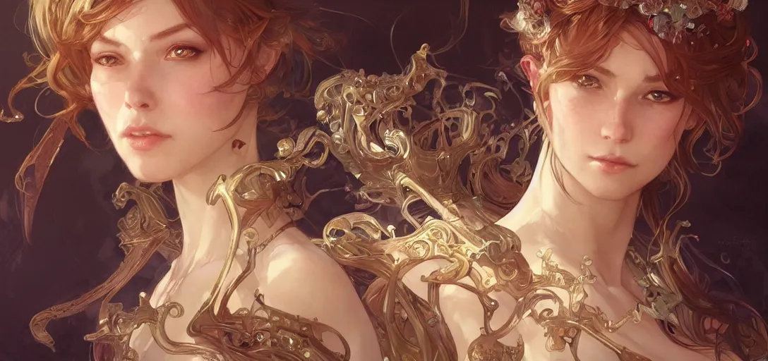 Image similar to Cindy Aurum D&D, fantasy, intricate, elegant, highly detailed, digital painting, artstation, concept art, smooth, sharp focus, illustration, art by artgerm and greg rutkowski and alphonse mucha