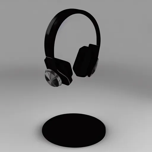 Prompt: headphone stand!!!, futuristic, techno, cyberpunk, product design, 3 d render, concept, fun, swag, iconic