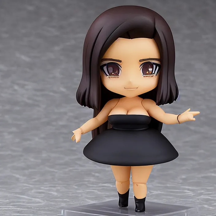 Image similar to kim kardashian, an anime nendoroid of kim kardashian, figurine, detailed product photo