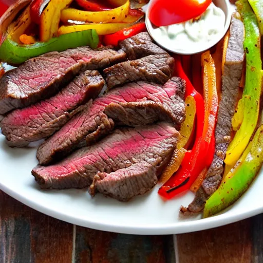 Prompt: steak fajitas