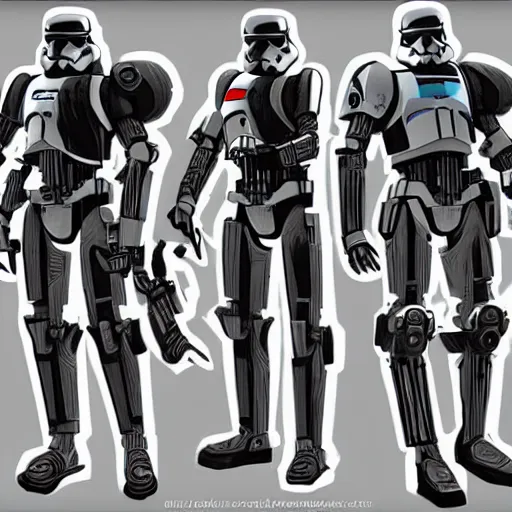 Prompt: star wars republic commando digital art