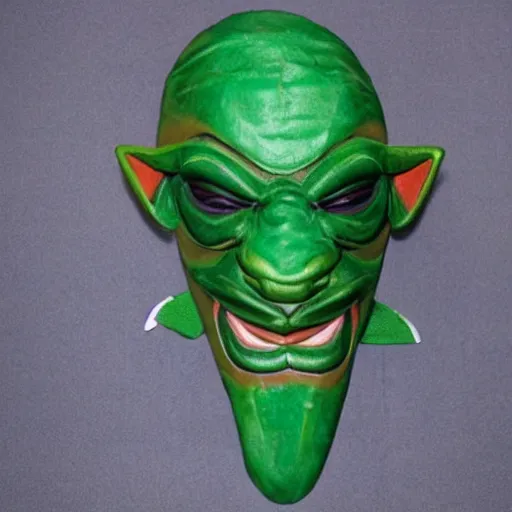 Image similar to dragon priest mask that looks like the face of snoop dogg