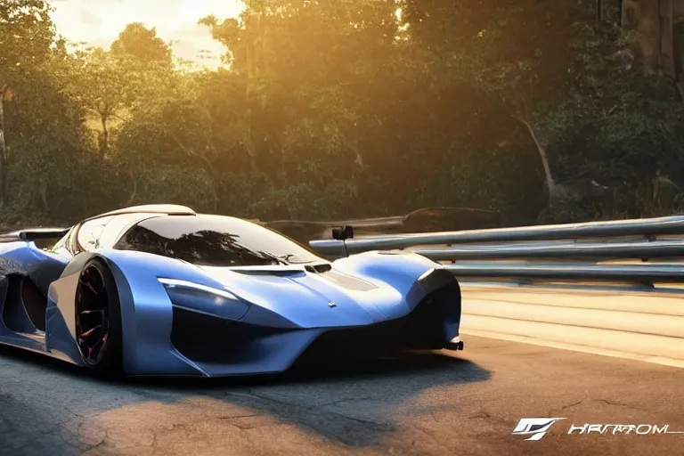 Image similar to photo wallpaper sport car gran turismo 7 forza horizon need for speed fast and furious 5 unreal engine supercar hypercar game concept car octane render, 4 khd 2 0 2 2 3 d cgi rtx style chrome reflexion global illumination ray tracing hdr arstation pixar and disney unreal