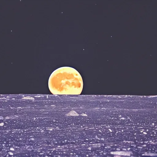 Image similar to earth screaming at the moon