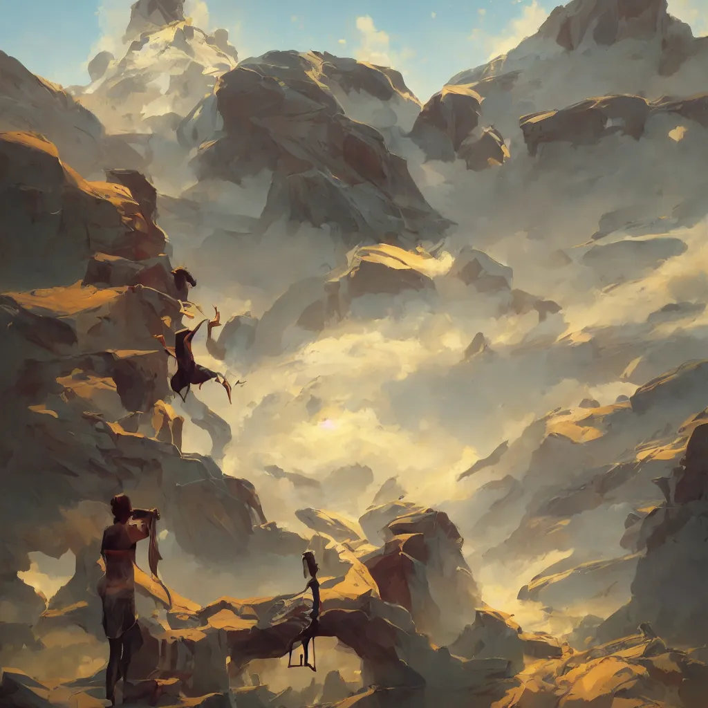 Image similar to but only as an admonition to him who fears, overdetailed art, by greg rutkowski, by rhads, sharp focus