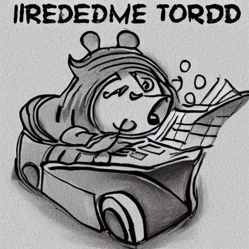 Prompt: boredom tiredness
