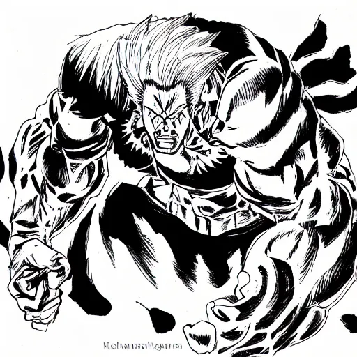 Image similar to asura wrath ink