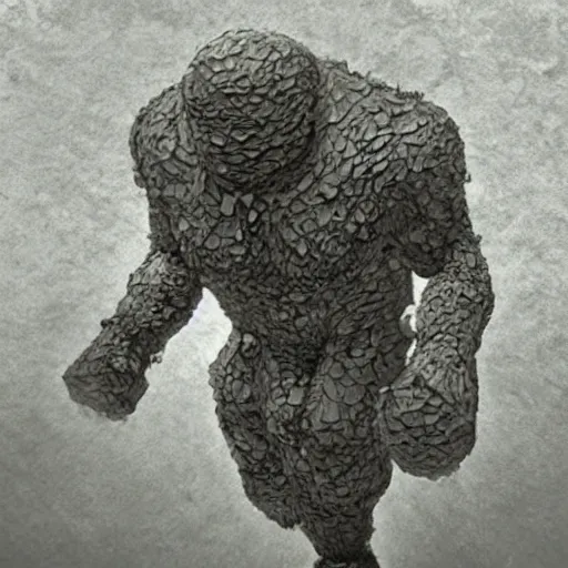 Image similar to ultra realistic and intricate detailed photograph of giant golem