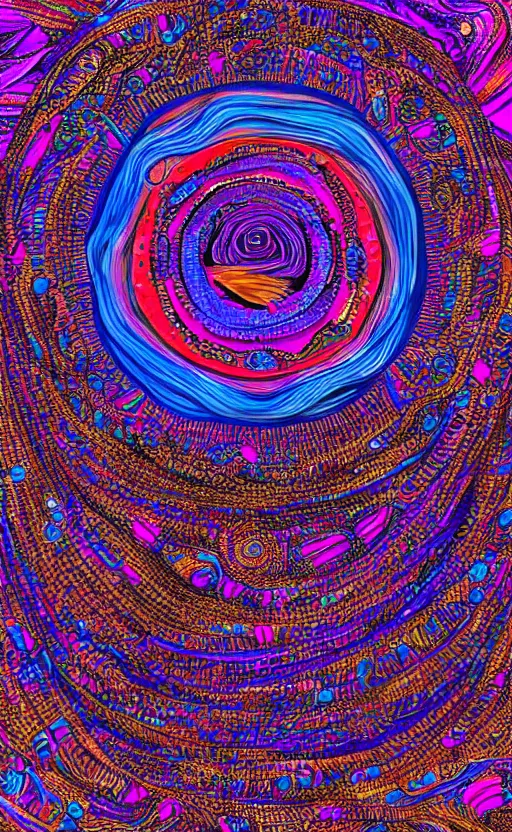 Image similar to spinel of klikidi, psychedelic, intricate, 4K,