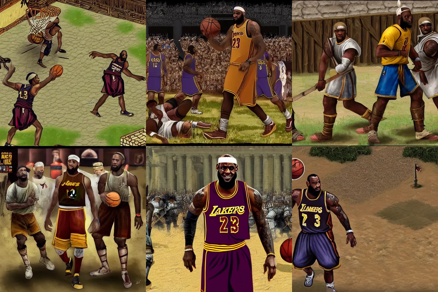Prompt: Lebron James in age of empires