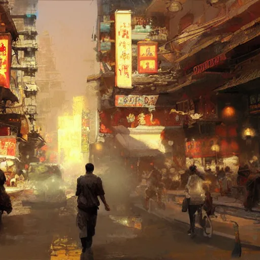 Image similar to chinatown, craig mullins