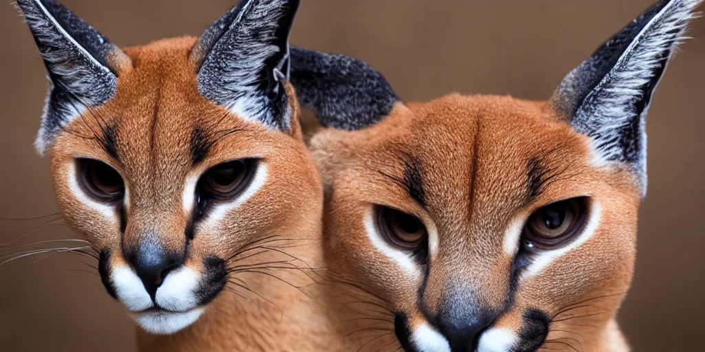 Image similar to caracal in a tuxedo, awarding winning photo, incredible detail, sony 3 5 mm lens