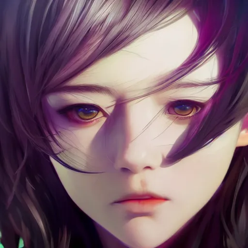 Image similar to photorealistic dramatic liquids anime people render, detailed face, colorful, atmosphere cinematic, by wlop, by ilyu kuvshinov, soft shadows, concept art, super detailed, vfx, houdini, 8 k, super realistic, ufotable studio art style, global illumination, trending in pixiv, dramatic color, ray tracing, god rays