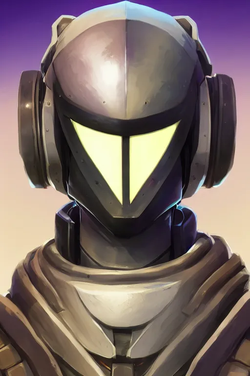 Image similar to epic mask helmet robot ninja portrait stylized as fornite style game design fanart by concept artist gervasio canda, behance hd by jesper ejsing, by rhads, makoto shinkai and lois van baarle, ilya kuvshinov, rossdraws global illumination radiating a glowing aura global illumination ray tracing hdr render in unreal engine 5