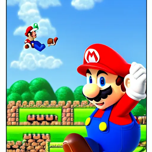 Image similar to Mario by miyazaki miyamoto