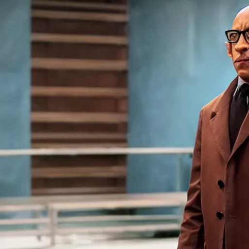 Image similar to Gus Fring as Professor X in a new X-Men movie