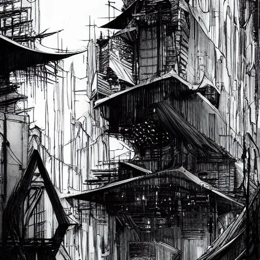 Image similar to tsutomu nihei architecture