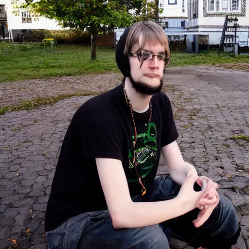 Prompt: Photo of ksj, a frequent user of the #/g/punk IRC channel from Denmark, 8K, photography