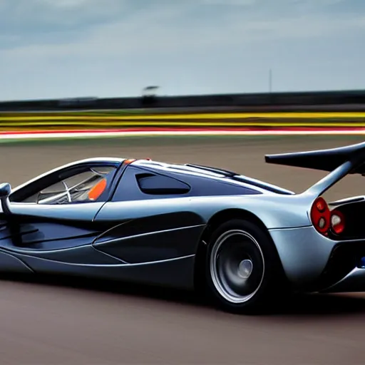 Prompt: A 2030 McLaren F1