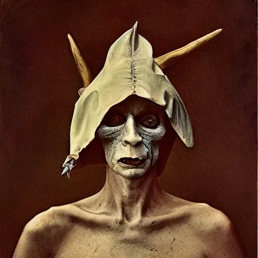 Prompt: portrait of the devil by annie liebovitz, hieronymus bosch, joel peter witkin,