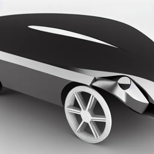 Image similar to 3d printed car, parametric design