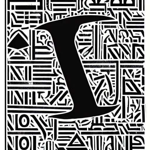 Image similar to the alphabet!! typography, high contrast, layers, egyptienne, bauhaus style