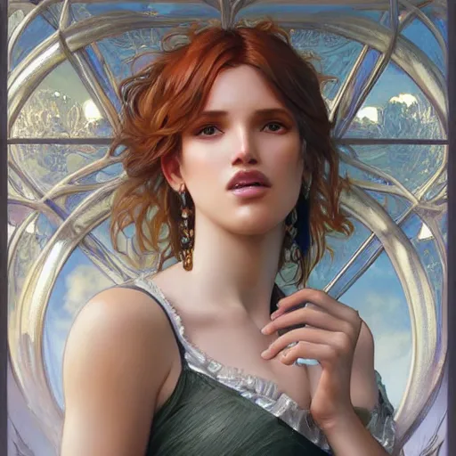 Prompt: ultra realistic illustration, bella thorne as barmaid, intricate, elegant, highly detailed, digital painting, artstation, concept art, smooth, sharp focus, illustration, art by artgerm and greg rutkowski and alphonse mucha