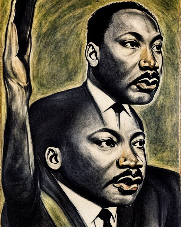 Image similar to martin luther king, jr. by el greco.