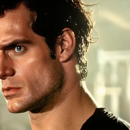 Image similar to henry cavill in true lies, movie scene