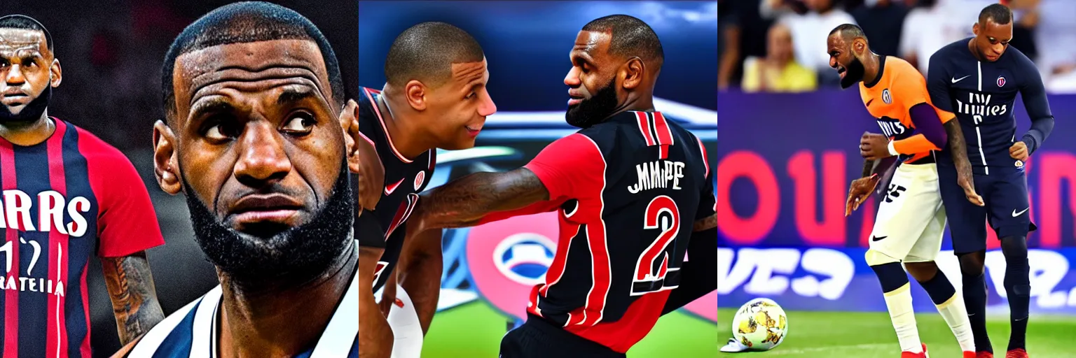 Lebron best sale psg jersey