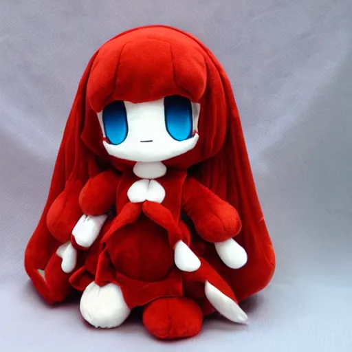 Prompt: cute fumo plush of the goddess of the extratemporal realm, deity of spacetime