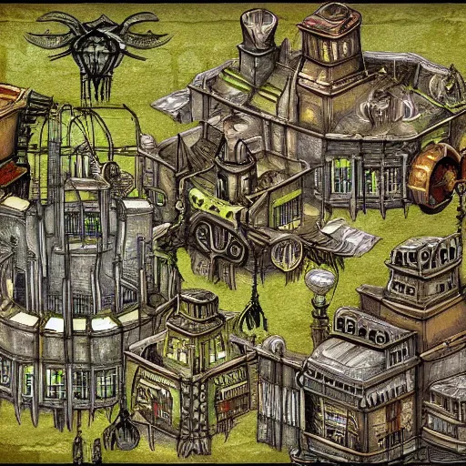 Prompt: planescape art style city on ring