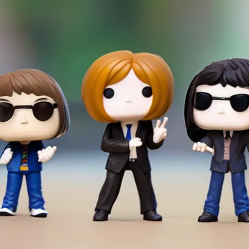 Prompt: abbey road members as funko pop toys, 4 k, very detailed