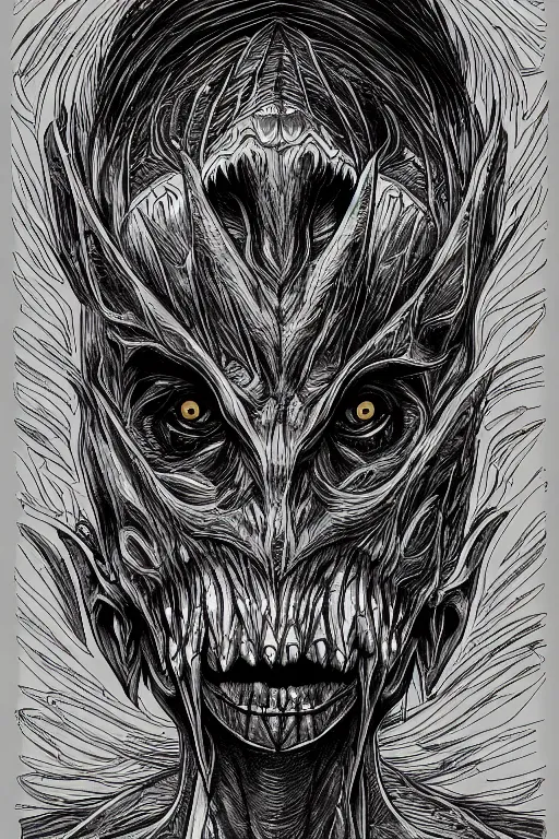 Image similar to goblin, symmetrical, highly detailed, digital art, sharp focus, trending on art station, kentaro miura manga art style